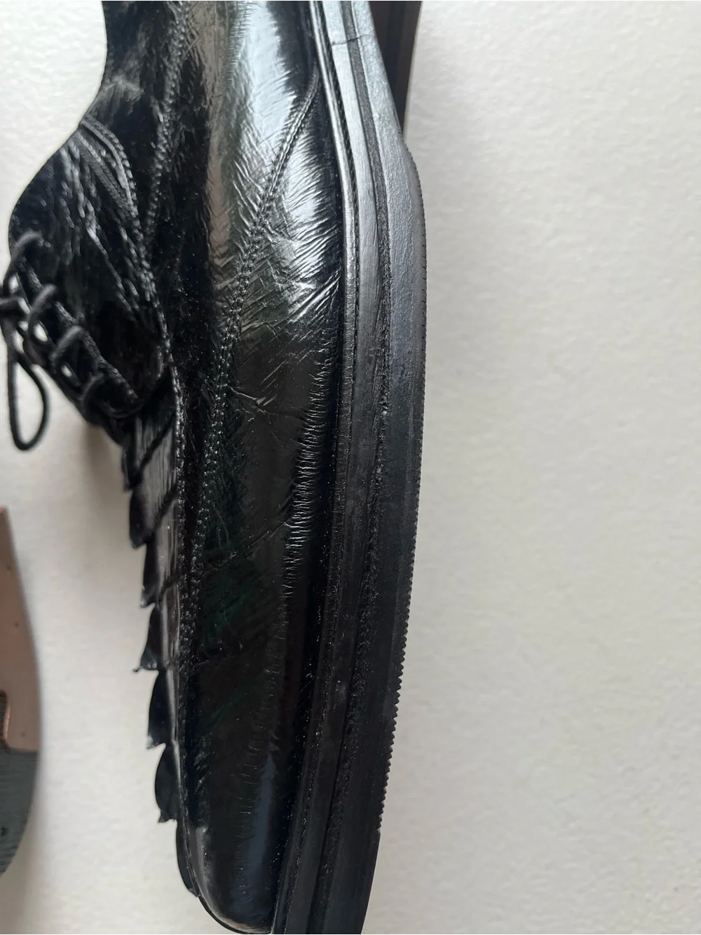Romano croc embossed